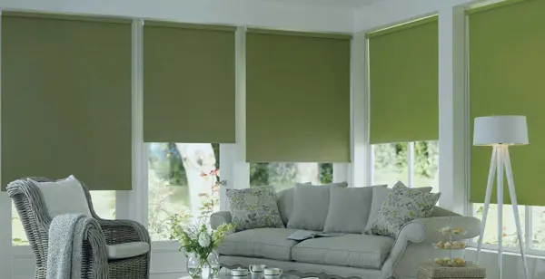 Roller Blind Yeşil Stor Perde
